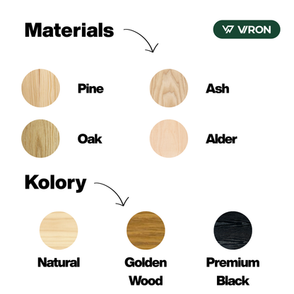 Podstawka pod monitor drewniana deskUP