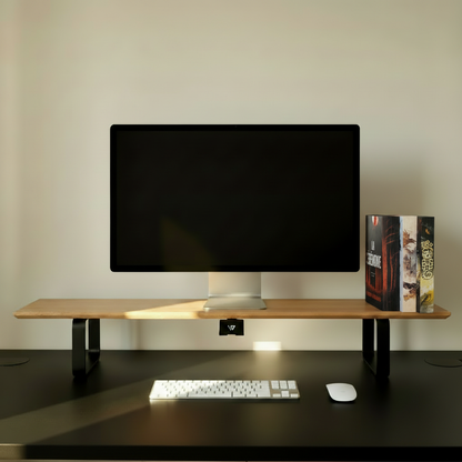 Podstawka pod monitor drewniana deskUP